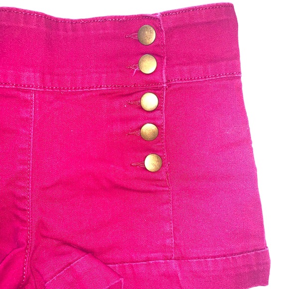 Maroon Forever 21 high waisted shorts - Picture 3 of 6